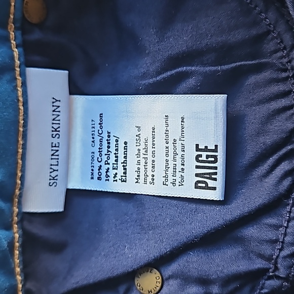 Paige SKYLINE Skinny Jeans - Picture 7 of 9